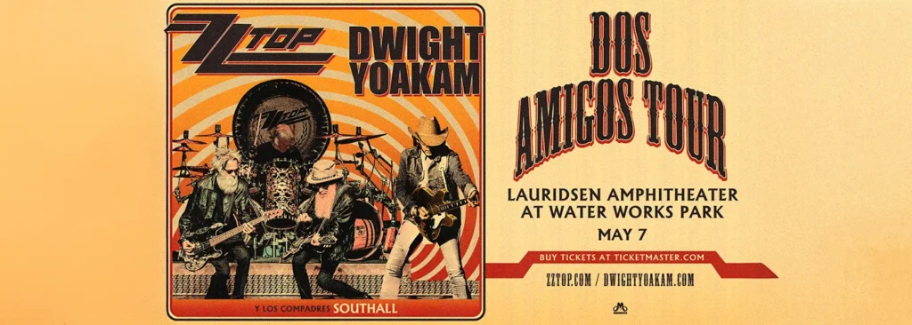 ZZ Top & Dwight Yoakam at Lauridsen Amphitheater at Water Works Park